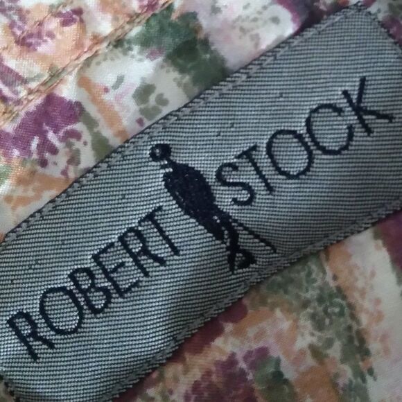 Vintage Robert Stock Abstract Pattern Silk Shirt - Picture 6 of 8